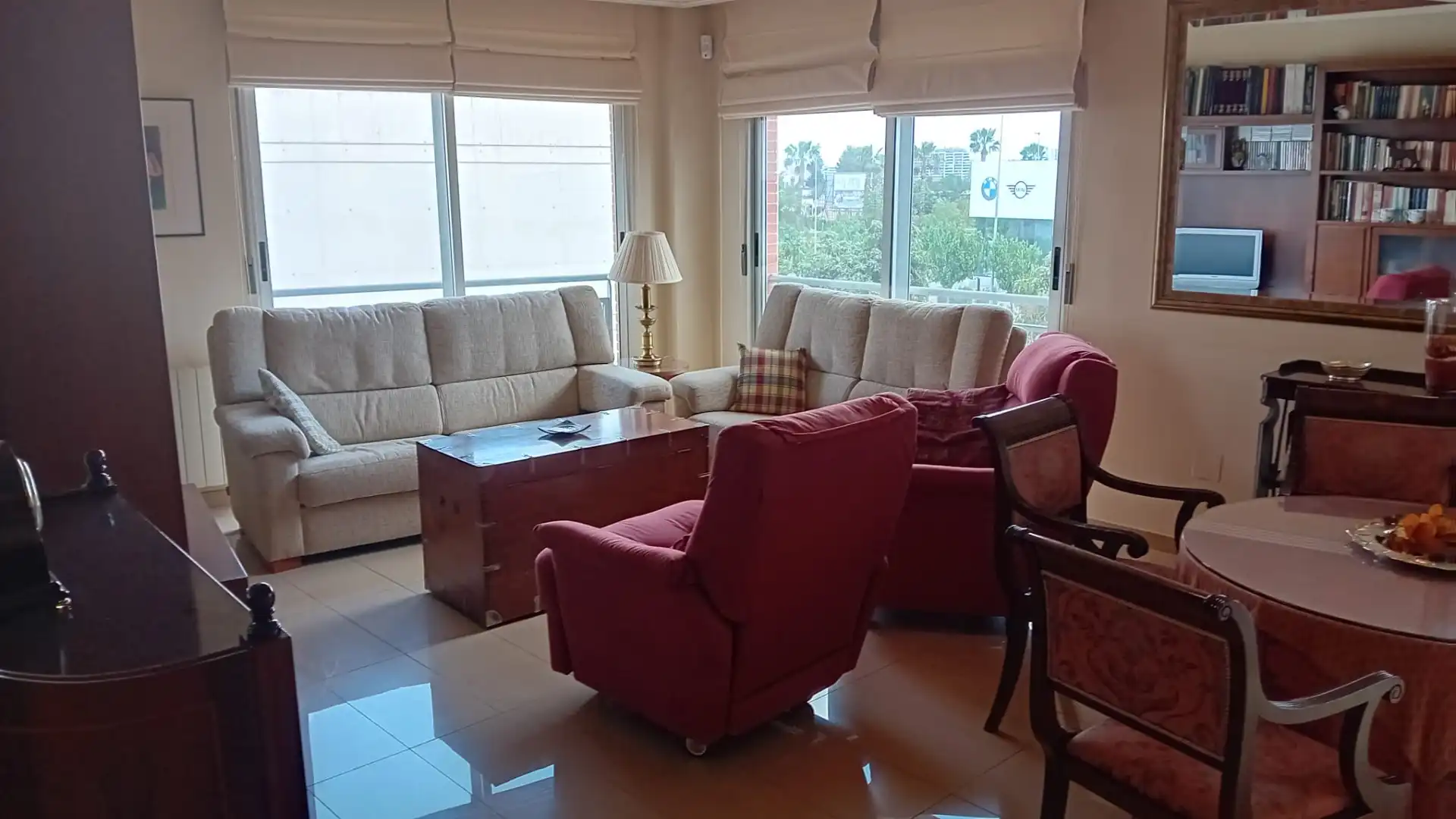 Sala de estar de Ático en venta en Murcia con Aire acondicionado, Calefacción y Terraza
