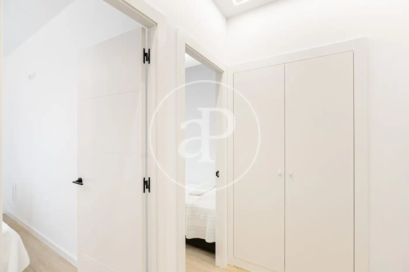 Schlafzimmer von Wohnung zur Miete in Barcelona mit Klimaanlage, Heizung und Möbliert