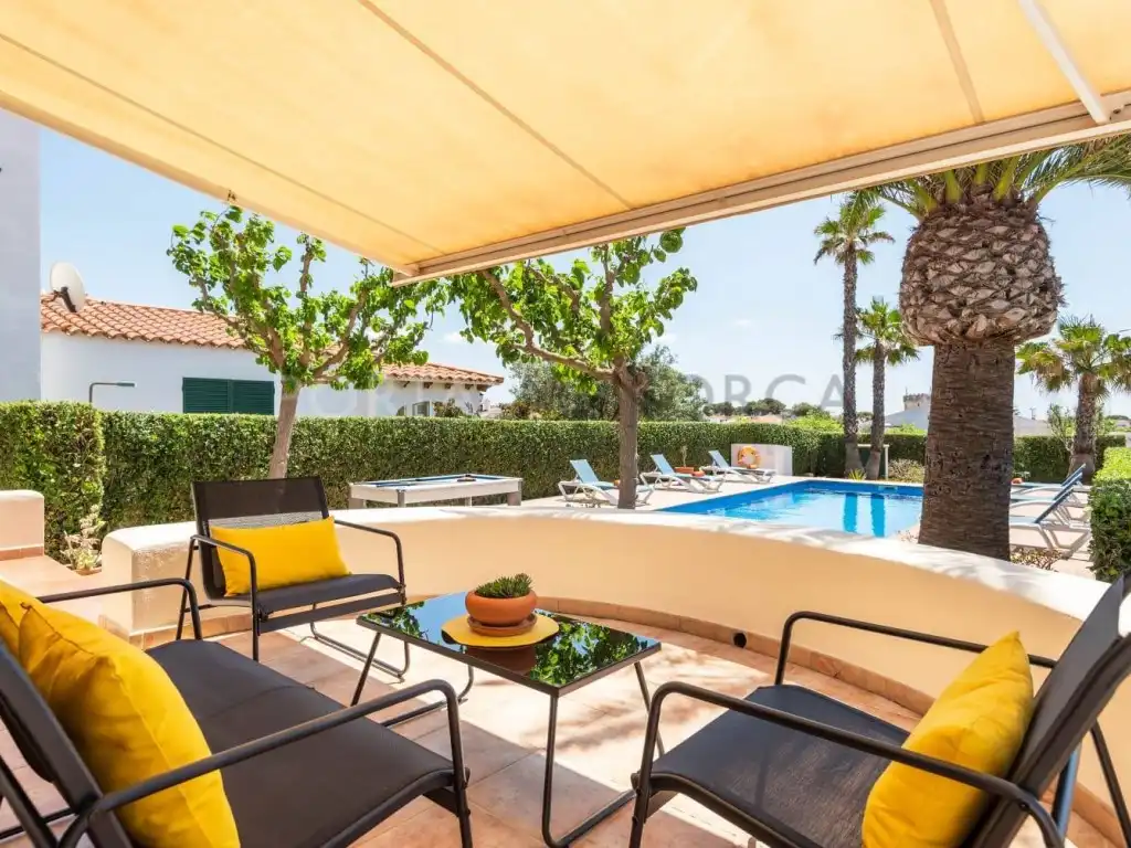 Terraza de Casa o chalet en venta en Ciutadella de Menorca con Piscina