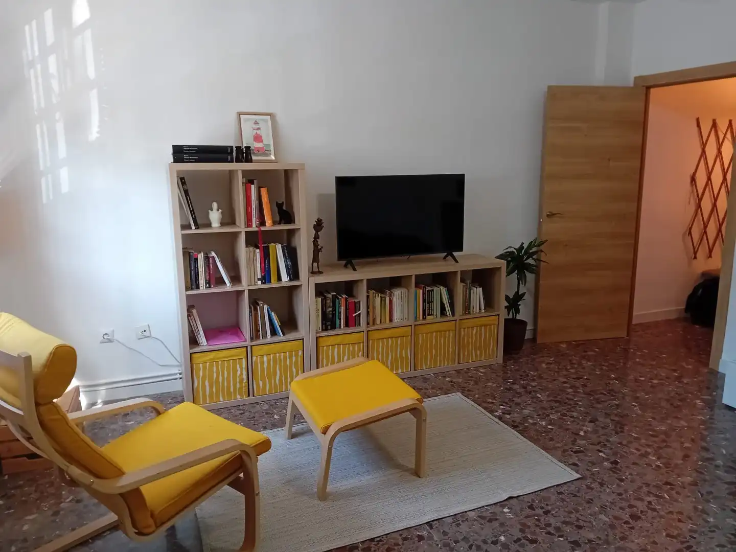 Wohnzimmer von Wohnung zum Verkauf in Almagro mit Klimaanlage, Heizung und Terrasse