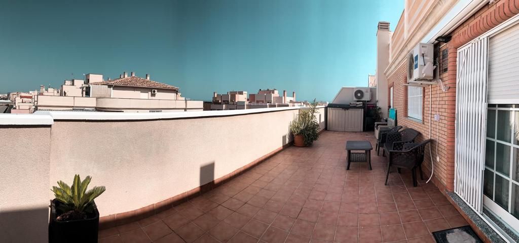 Terrace of Attic for sale in Roquetas de Mar  with Air Conditioner, Terrace and Furnished