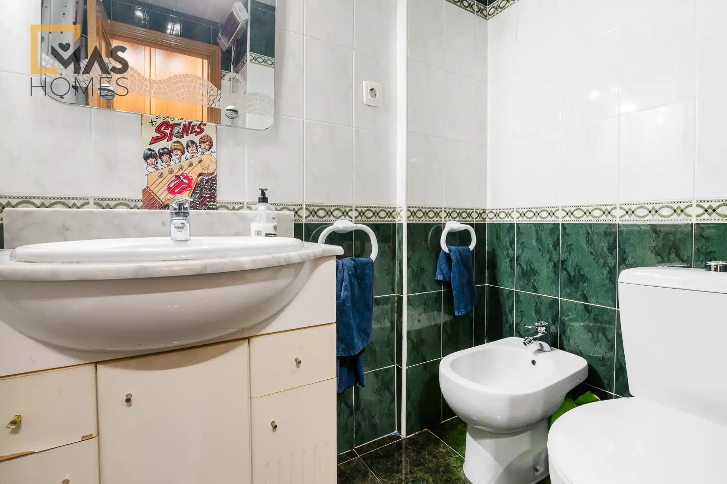 Badezimmer von Wohnung zum Verkauf in Terrassa mit Klimaanlage, Heizung und Terrasse