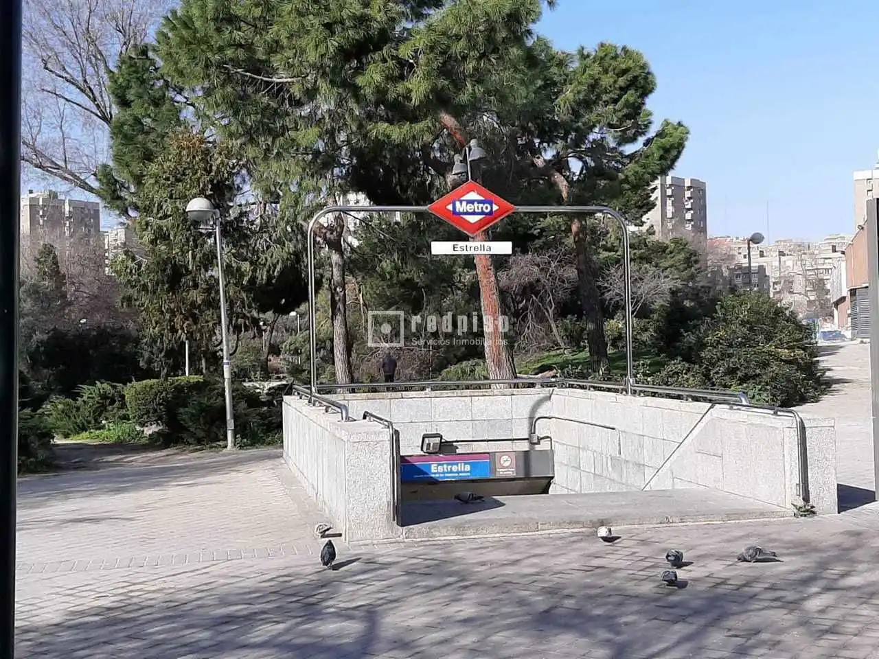 Exterior view of Garage for rent in Madrid