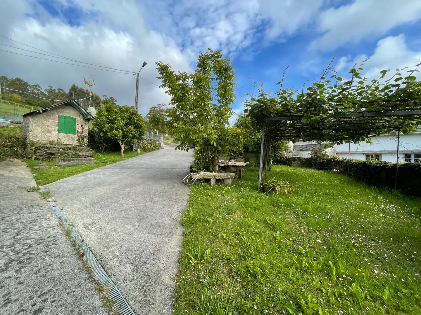 Exterior view of Houses for sale in As Somozas   with Private garden, Furnished and Oven