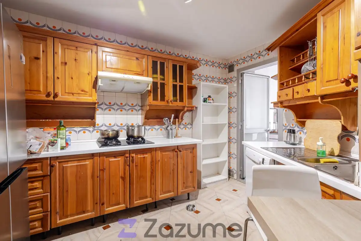 Cocina de Piso de alquiler en Alcobendas con Aire acondicionado, Calefacción y Parquet