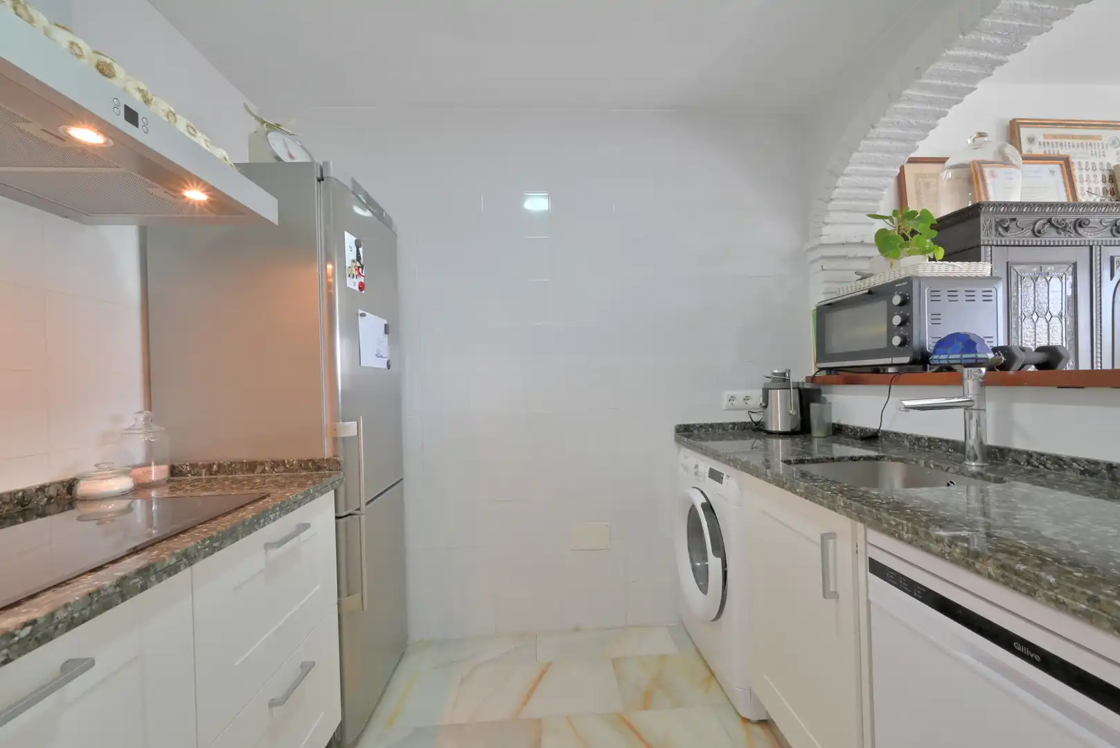 Cocina de Apartamento en venta en Mijas con Terraza, Piscina y Amueblado