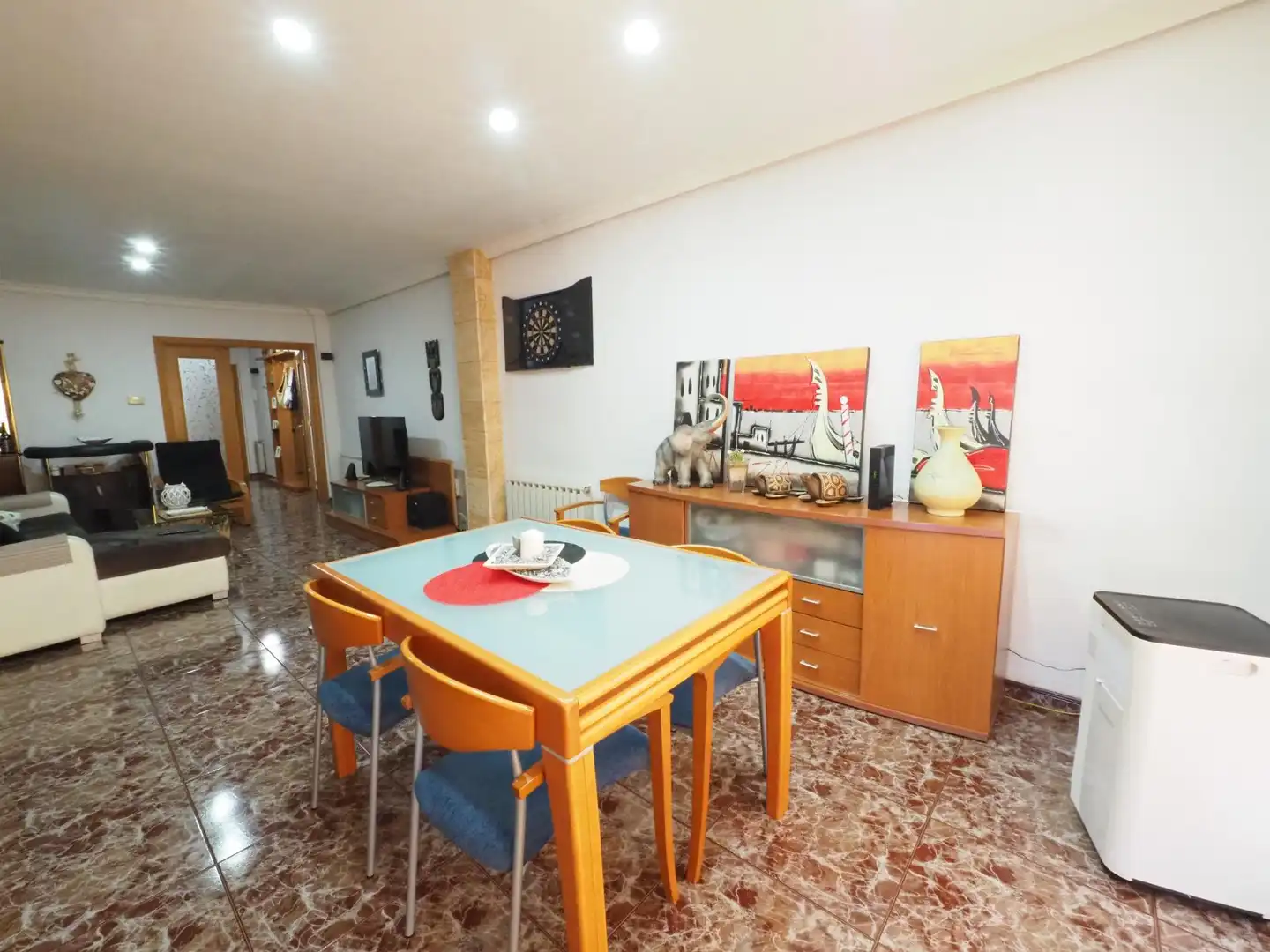 Sala de estar de Piso en venta en Terrassa con Calefacción y Terraza