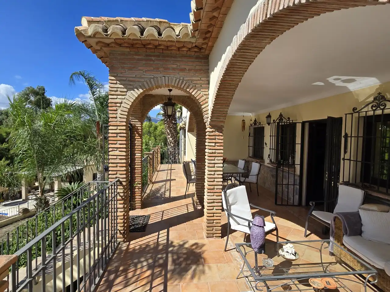 Terrace of Houses for sale in Viñuela  with Air Conditioner, Terrace and Swimming Pool