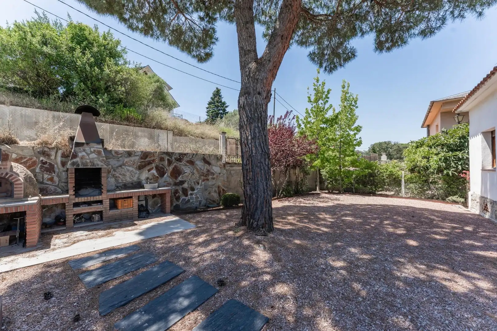 Jardí de Casa o xalet en venda en Montornès del Vallès amb Calefacció, Jardí privat i Piscina
