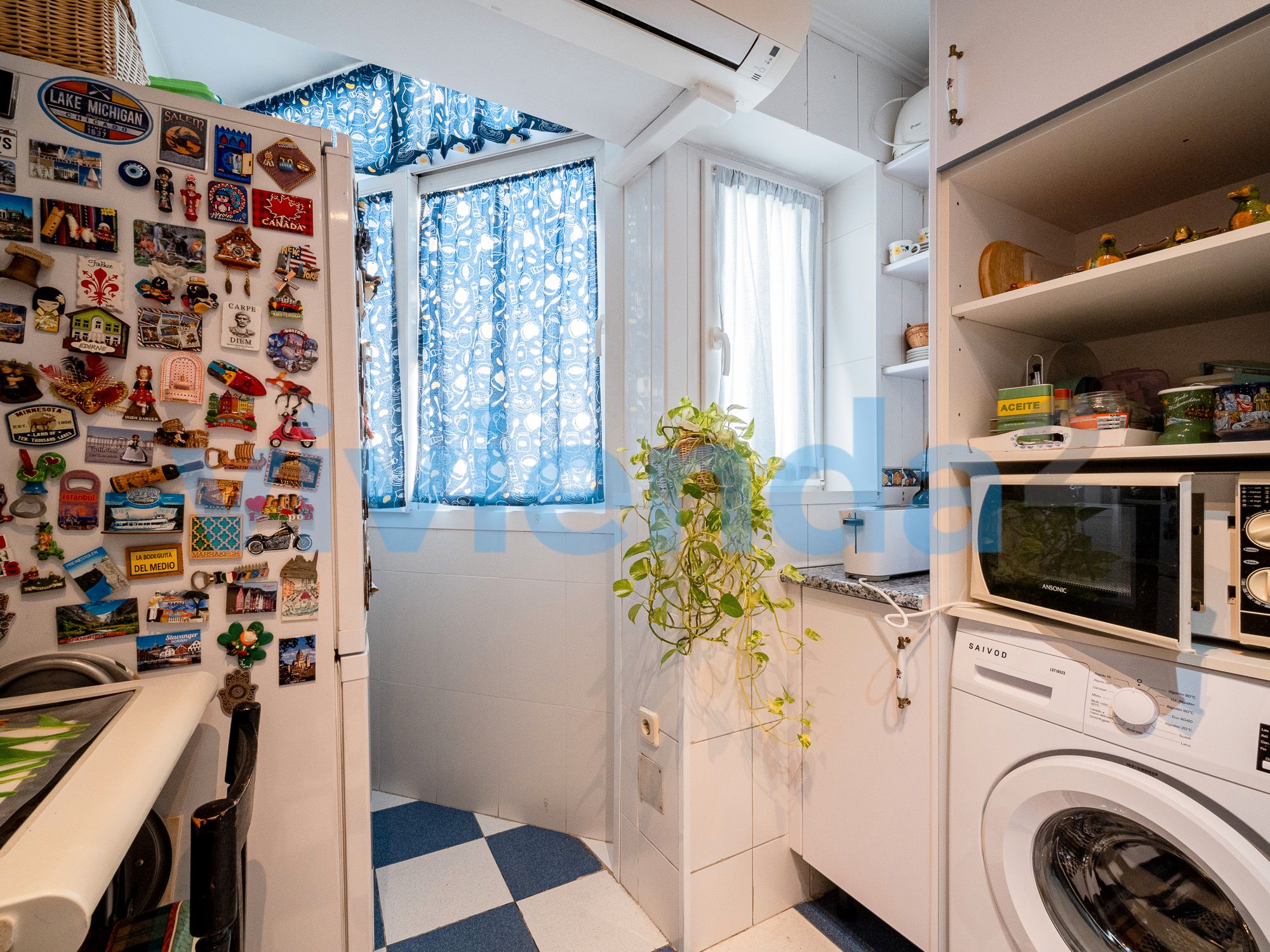 Kitchen of Attic for sale in  Madrid Capital  with Air Conditioner, Heating and Terrace