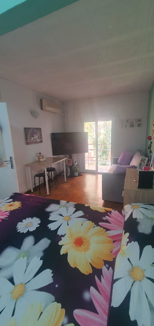 Bedroom of Flat for sale in  Madrid Capital  with Air Conditioner, Terrace and Storage room
