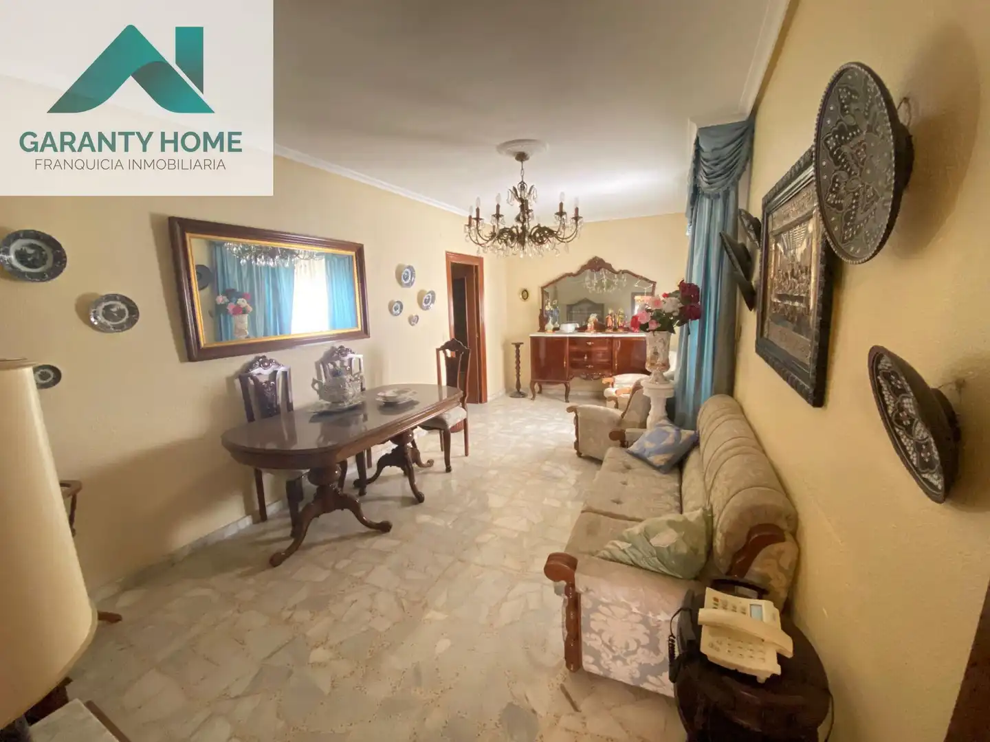 Sala de estar de Piso en venta en Torredonjimeno con Amueblado