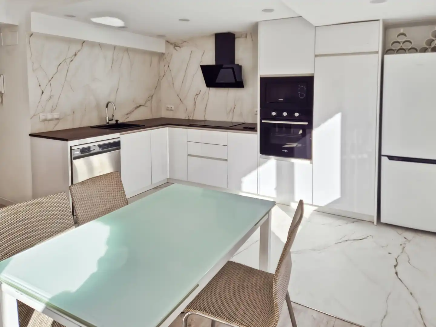 Cocina de Apartamento de alquiler en Sagunto / Sagunt con Calefacción, Amueblado y Balcón