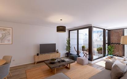 Living room of Flat for sale in A Coruña Capital   with Terrace
