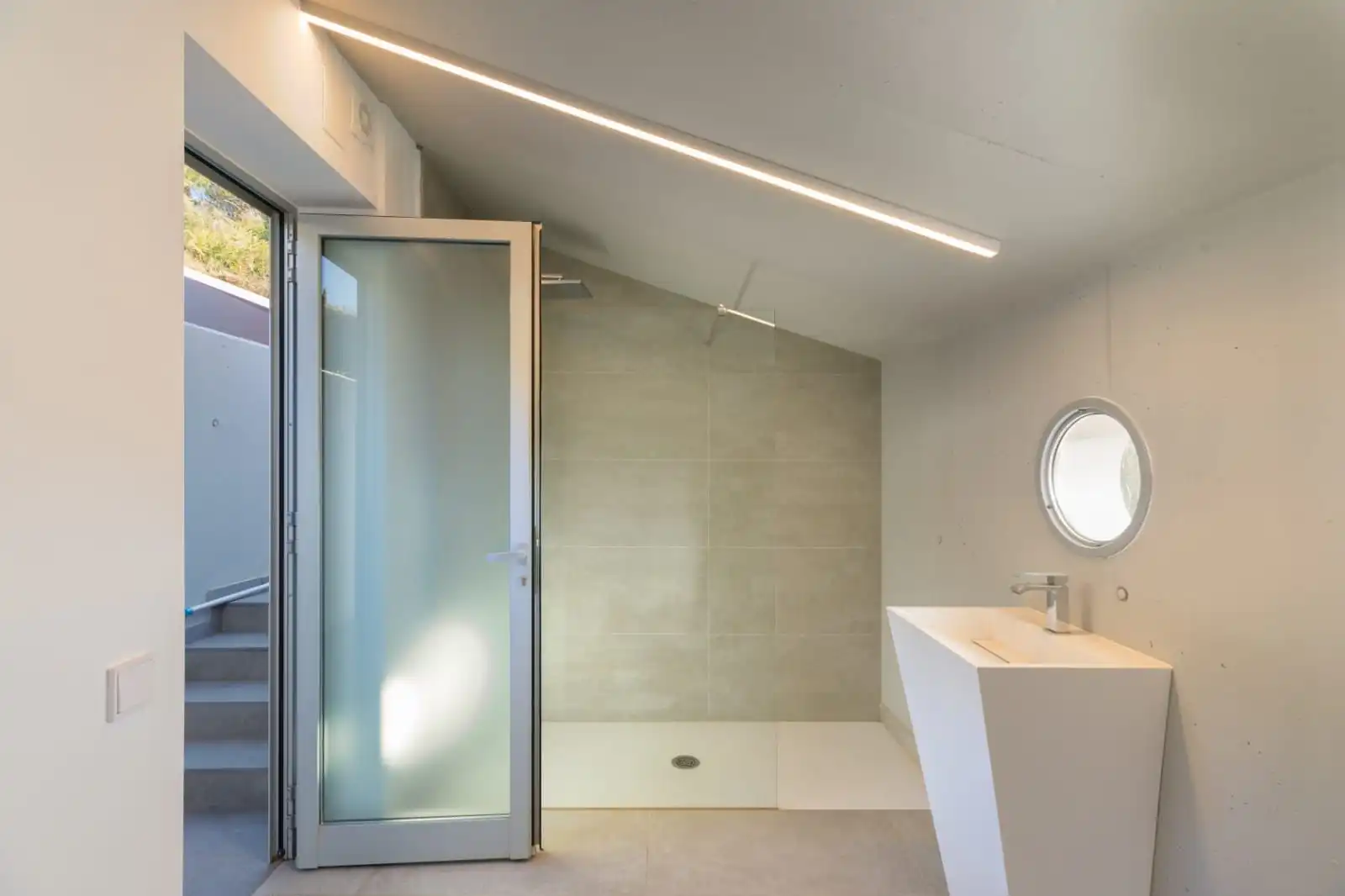 Badezimmer von Haus oder Chalet zum Verkauf in Sitges mit Klimaanlage, Heizung und Privatgarten
