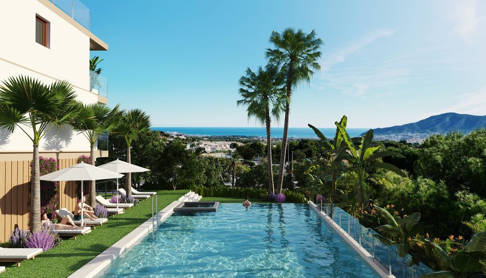 Foto 0 de Villas de obra nueva en La Nucía con vistas al mar, jardín y zonas premium