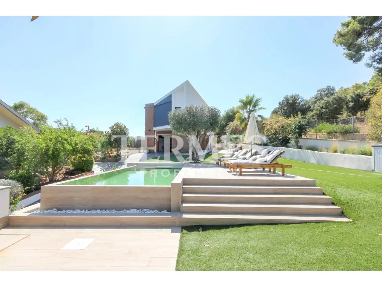 Garden of Houses for rent in Gavà  with Air Conditioner, Heating and Private garden