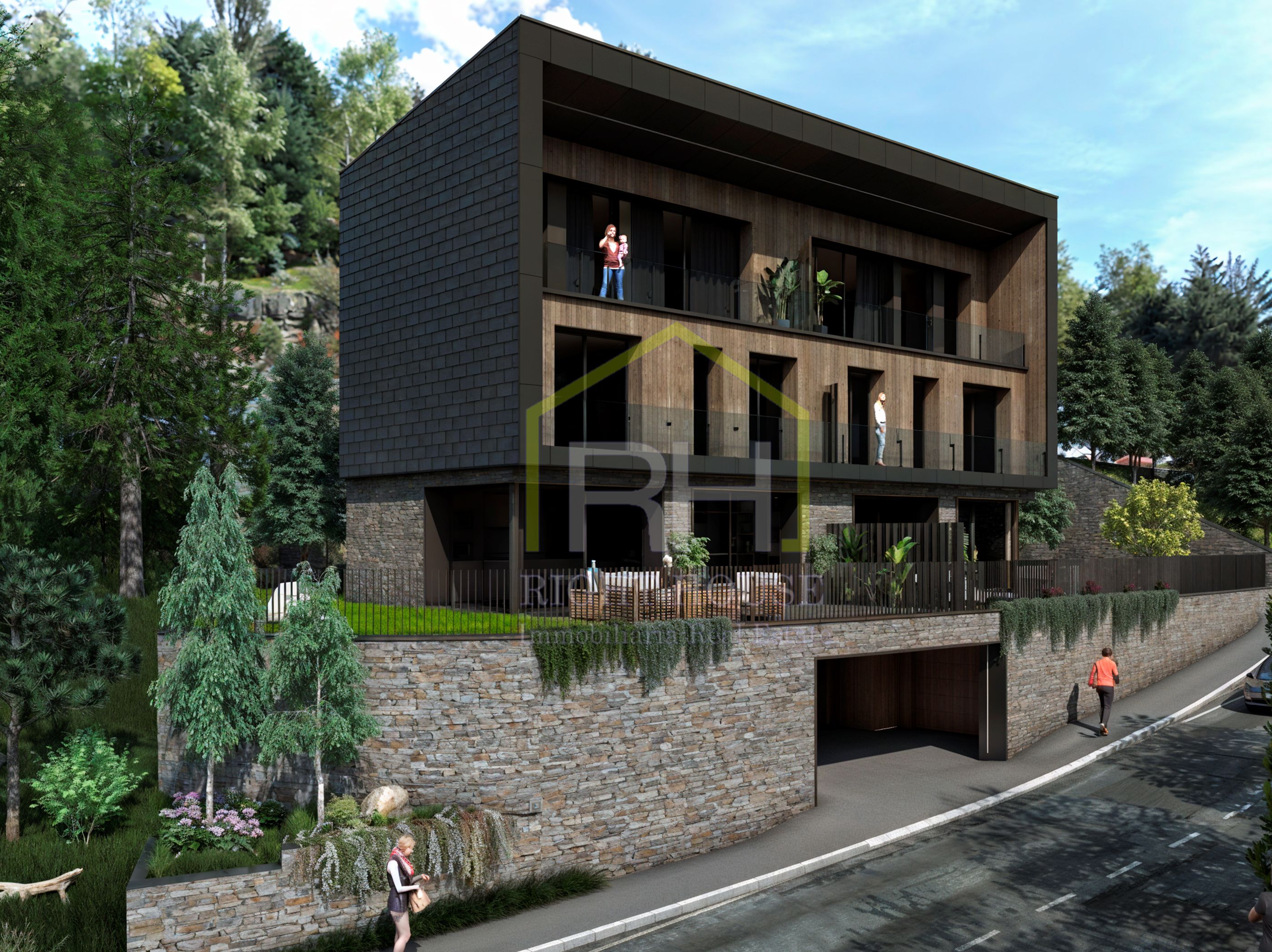 Exterior view of House or chalet for sale in  Madrid Capital  with Air Conditioner, Heating and Private garden