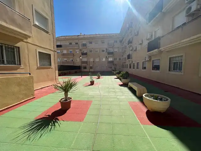 Exterior view of Flat for sale in Huércal de Almería  with Air Conditioner, Heating and Private garden