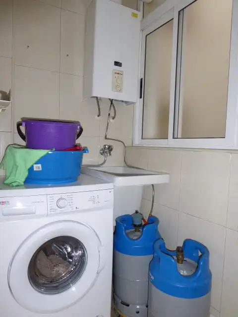 Cocina de Piso de alquiler en Málaga con Aire acondicionado, Terraza y Amueblado