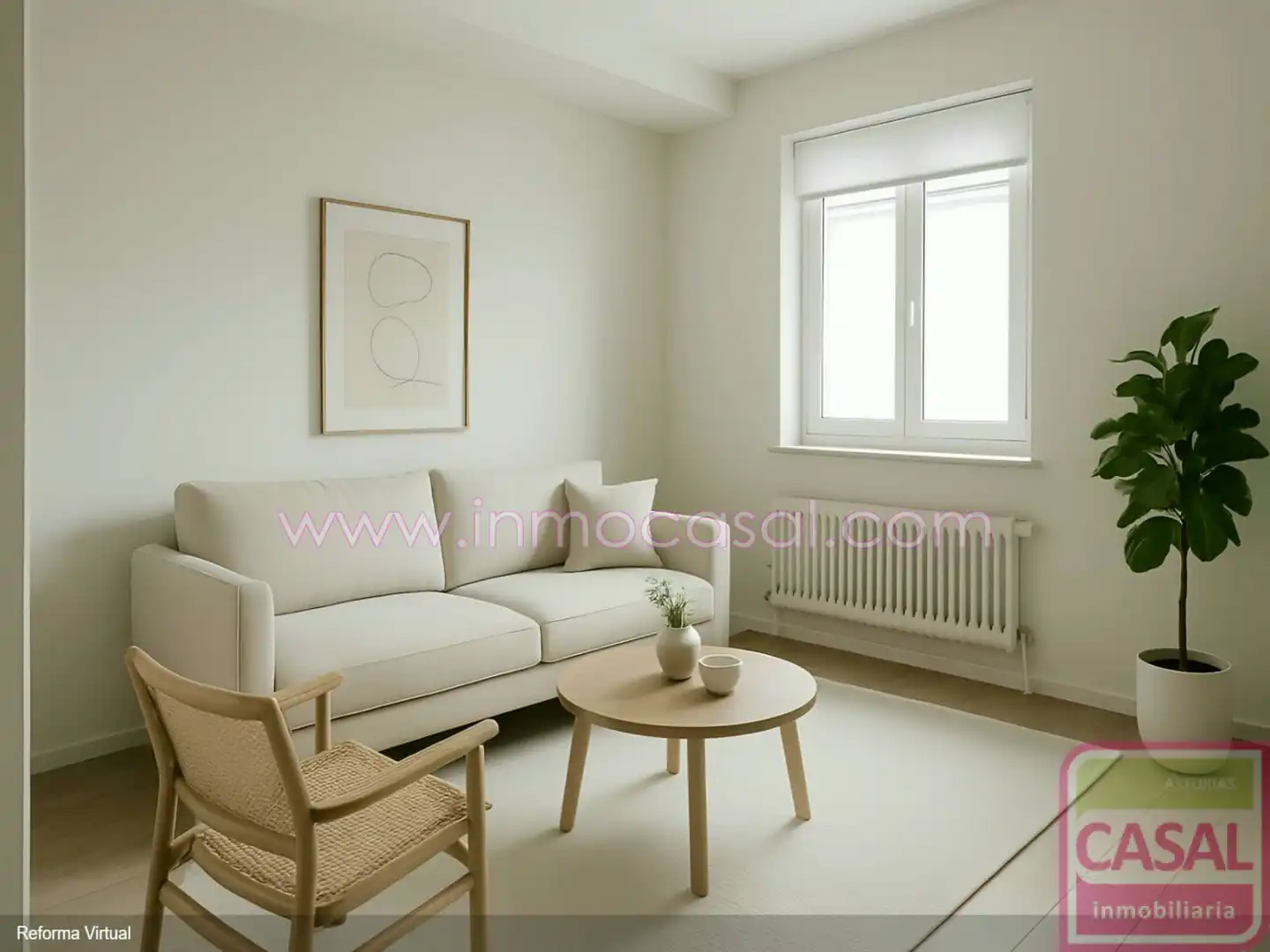 Sala de estar de Piso en venta en Avilés con Calefacción