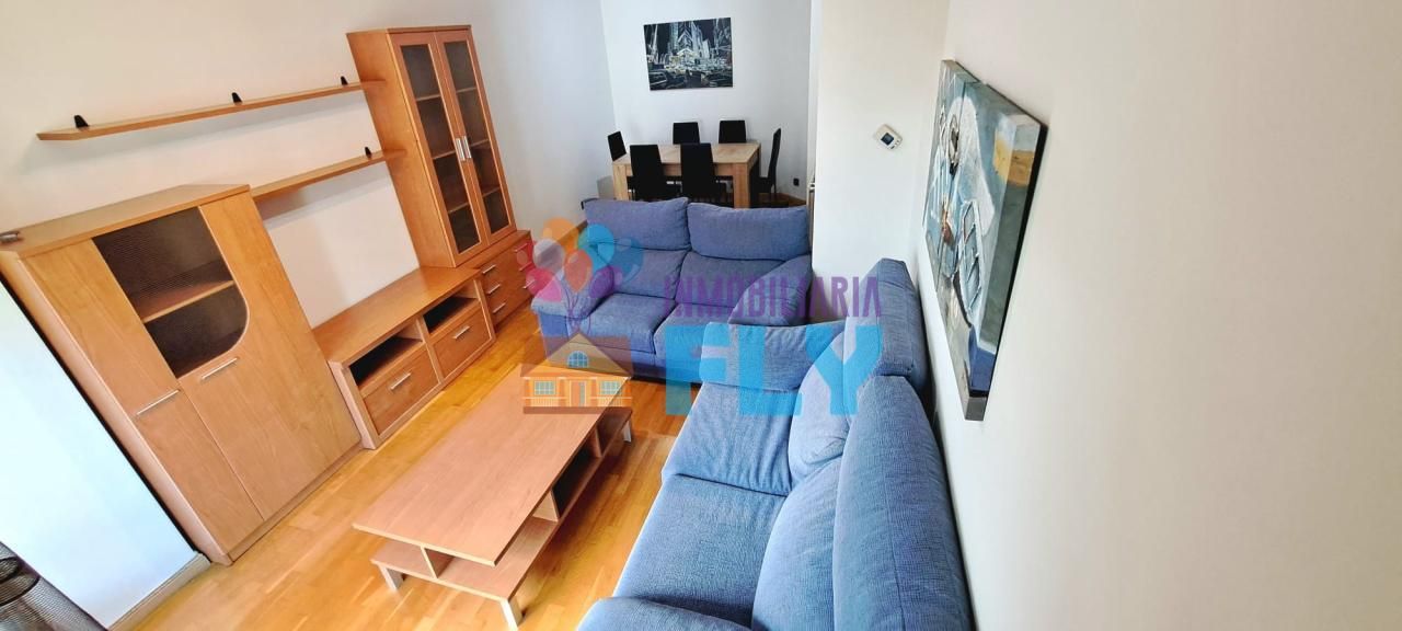 Living room of Flat for rent in Ourense Capital   with Heating, Storage room and Furnished