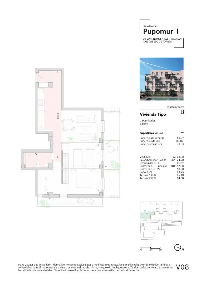 Flat for sale in Pedanías Norte