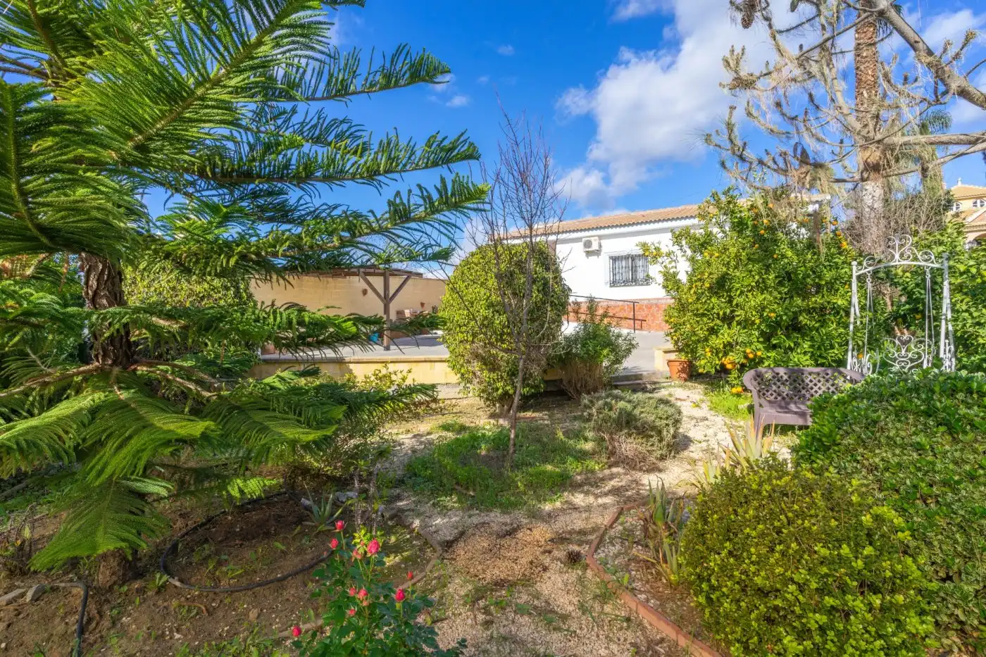Vista exterior de Casa o xalet de lloguer en Alhaurín de la Torre amb Aire condicionat, Calefacció i Jardí privat