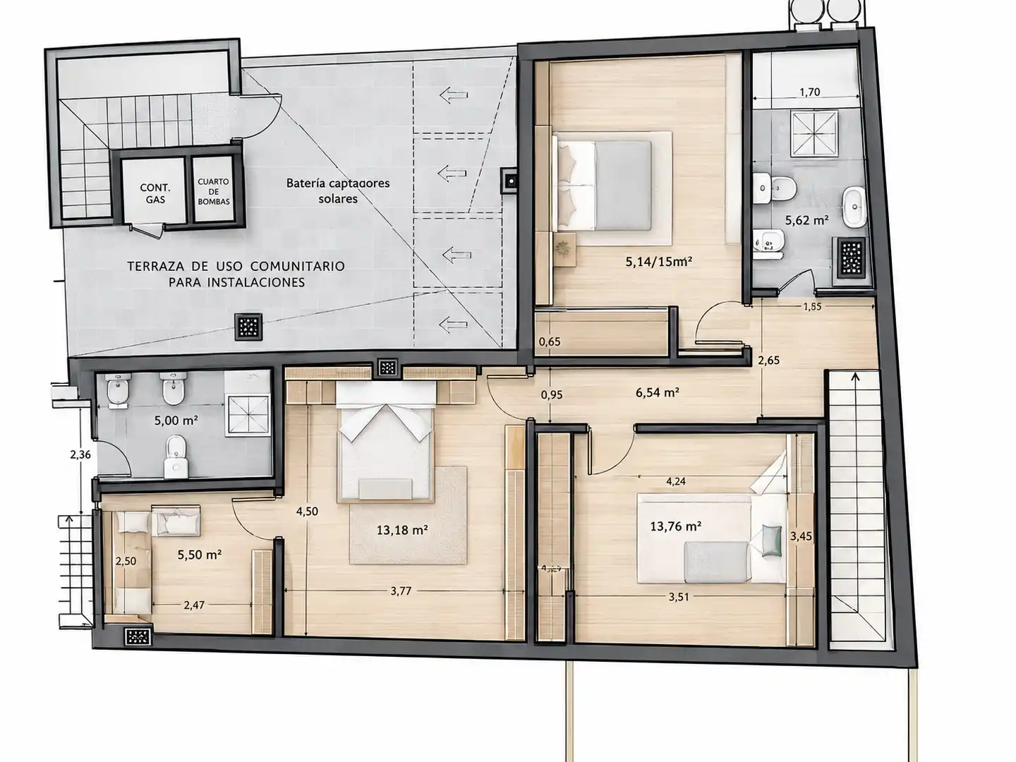 Penthouse with lift for sale in El Pilar, imagen 2