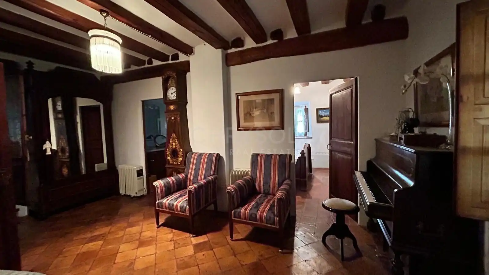 Sala d'estar de Finca rústica en venda en Mura amb Jardí privat i Piscina