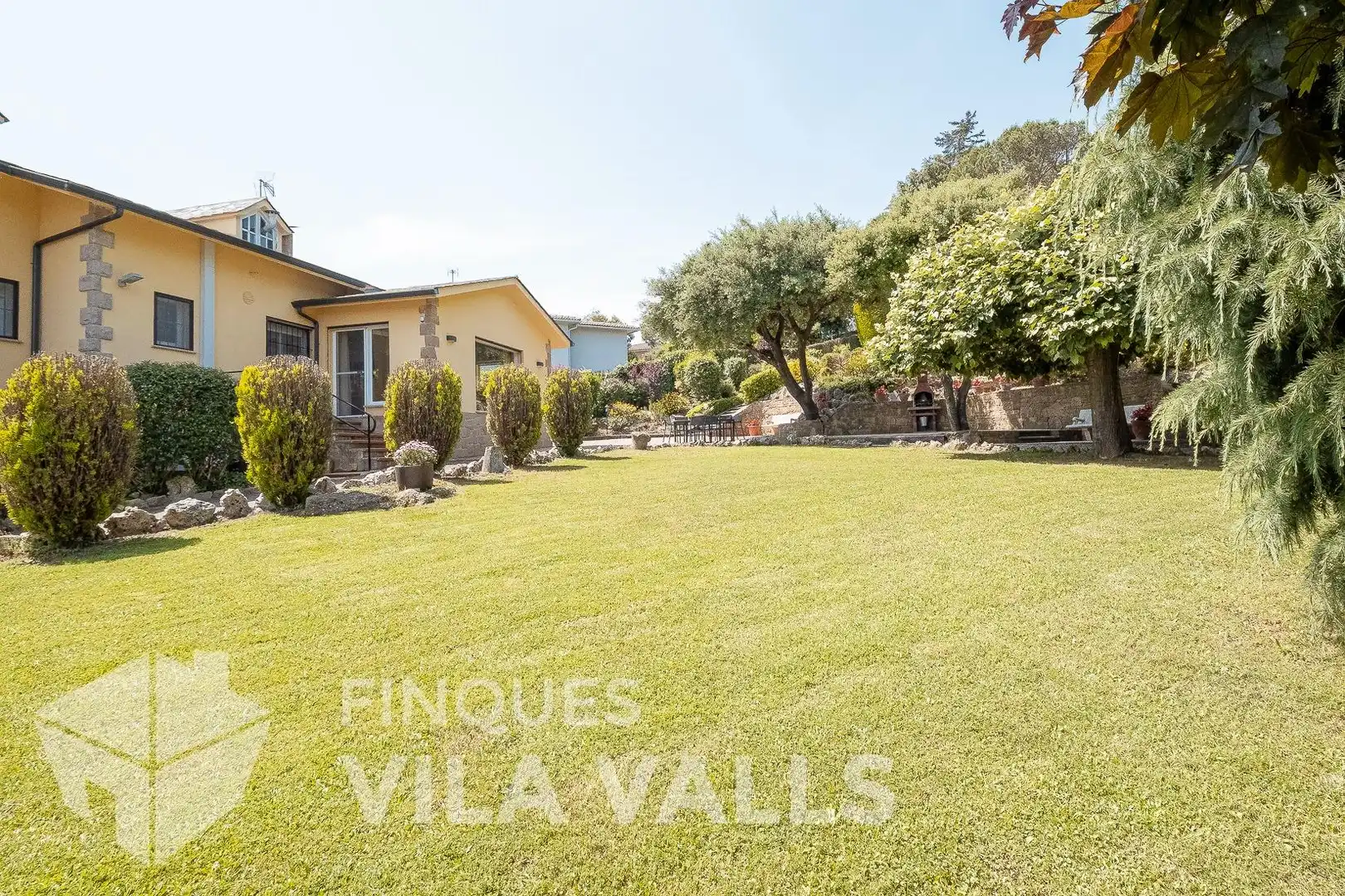 Jardí de Casa o xalet en venda en Sant Quirze Safaja amb Aire condicionat