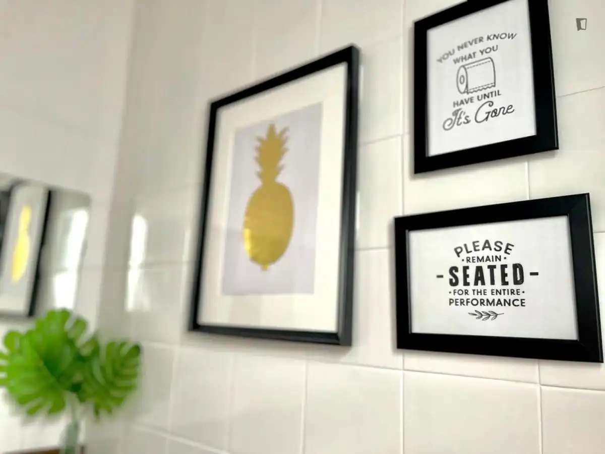 Baño de Casa o chalet para compartir en Santiponce con Amueblado, Horno y Lavadora