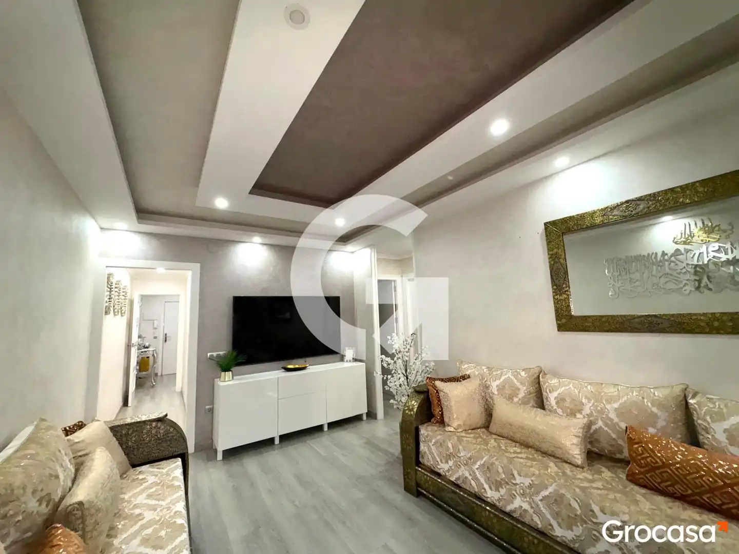 Living room of Flat for sale in Mataró  with Furnished, Oven and Washing machine
