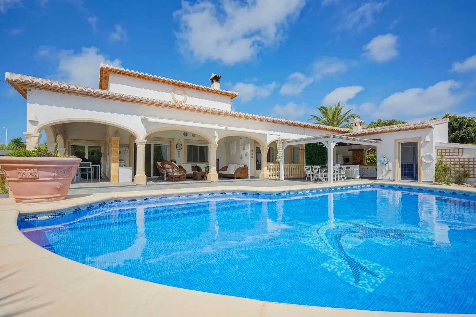 Piscina de Casa o xalet en venda en Jávea / Xàbia amb Aire condicionat, Calefacció i Jardí privat