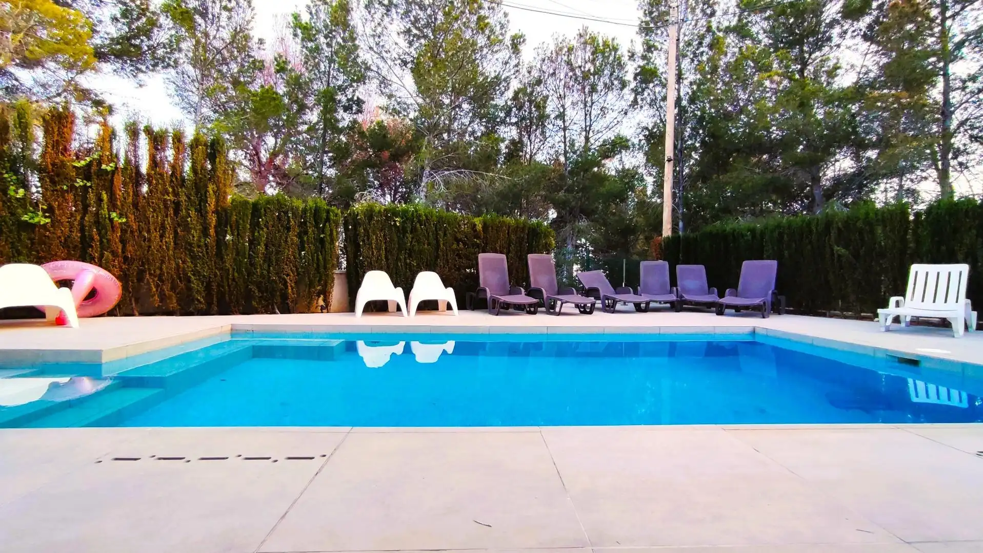 Piscina de Casa o xalet en venda en Calpe / Calp amb Aire condicionat, Jardí privat i Terrassa