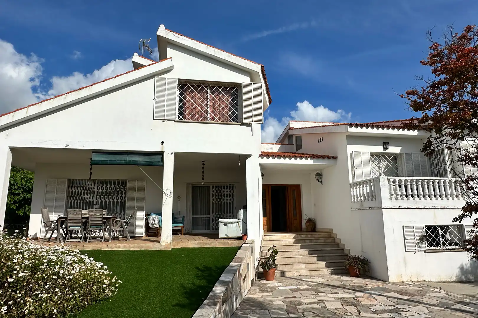 Vista exterior de Casa o chalet en venta en Vinaròs con Calefacción, Jardín privado y Terraza