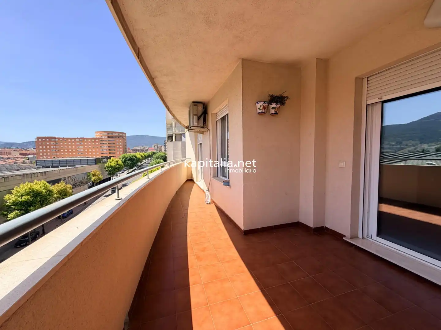 Terrace of Flat for sale in Alcoy / Alcoi  with Air Conditioner, Heating and Private garden