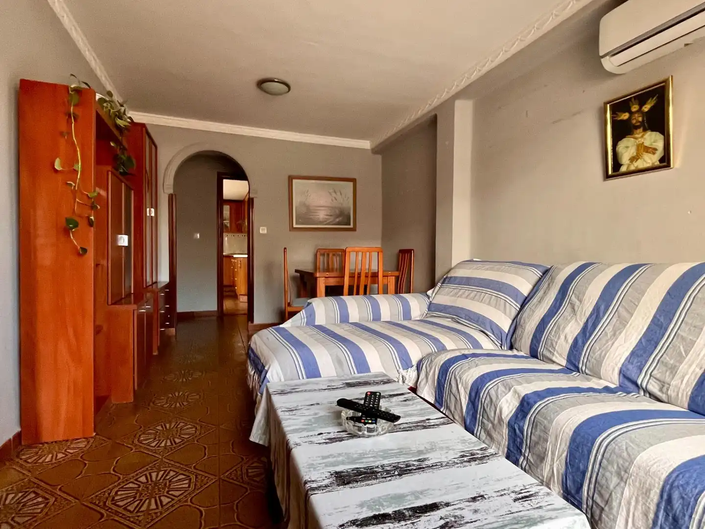 Sala de estar de Piso en venta en Málaga con Aire acondicionado, Terraza y Amueblado