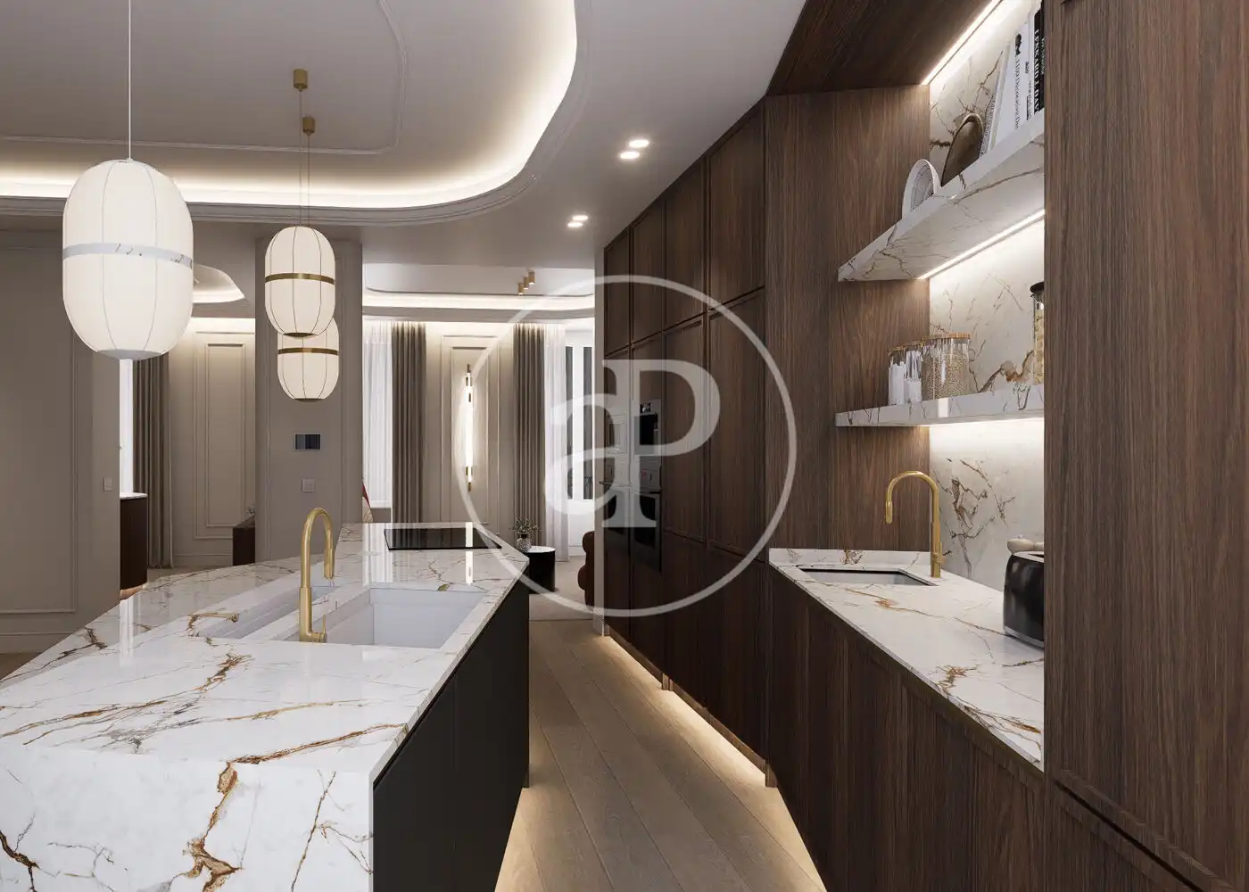 Kitchen of Flat for sale in Madrid  with Air Conditioner, Heating and Furnished