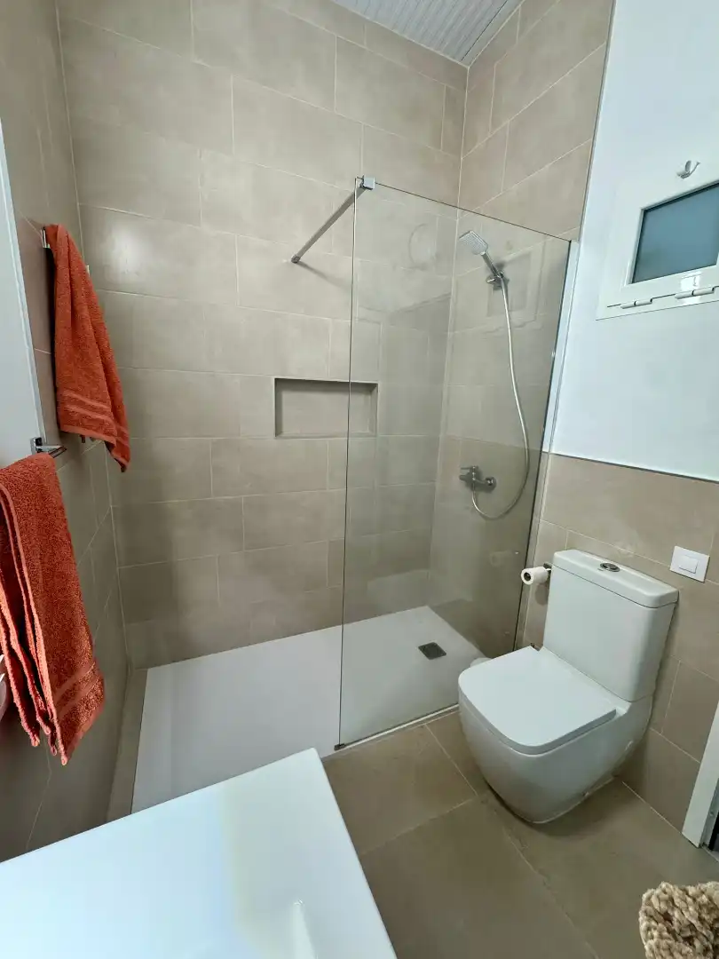 Baño de Ático de alquiler en Firgas con Aire acondicionado, Terraza y Amueblado