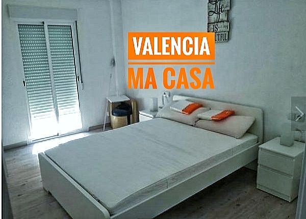 Dormitori de Pis de lloguer en  Valencia Capital amb Aire condicionat, Calefacció i Moblat
