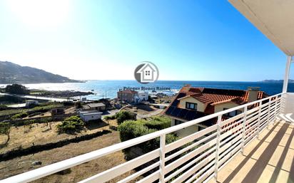 Exterior view of Flat for sale in Baiona  with Private garden, Terrace and Furnished