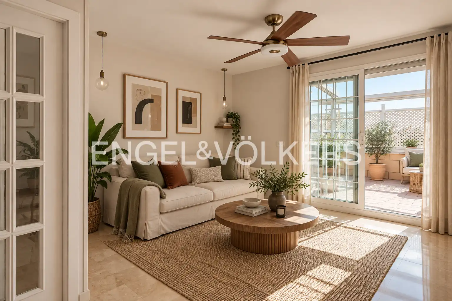 Living room of Attic for sale in Madrid  with Air Conditioner, Heating and Private garden