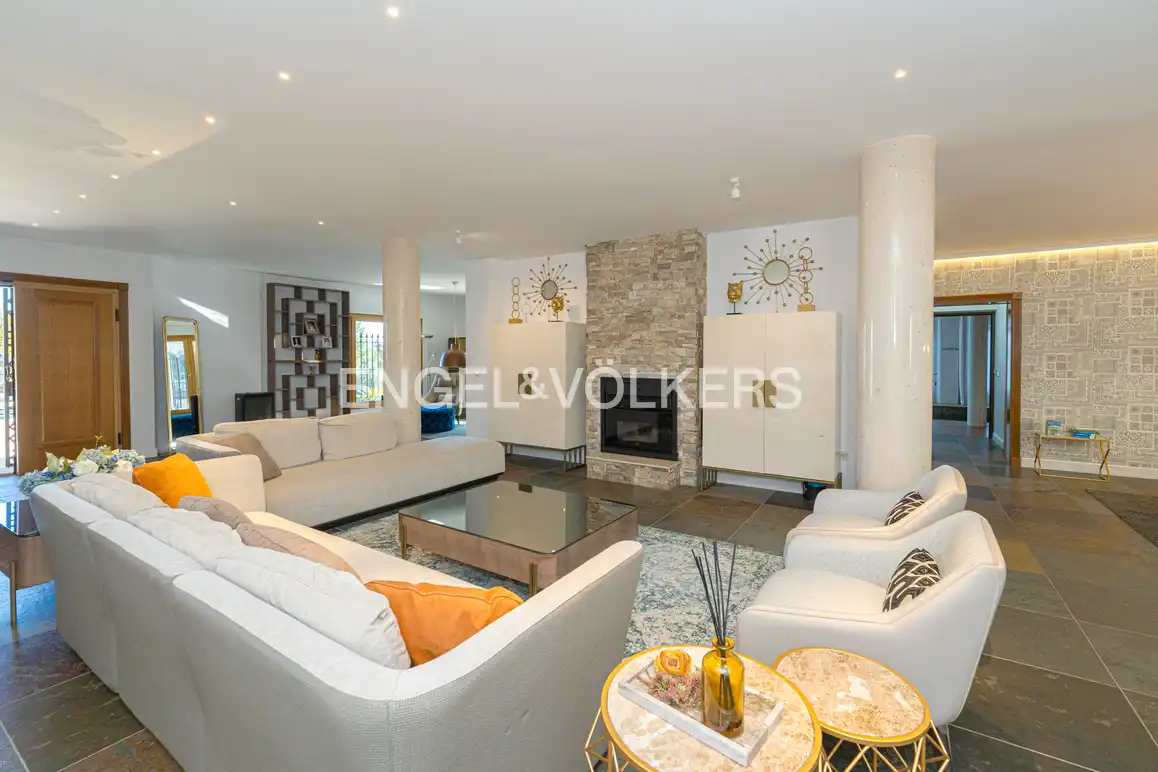 Living room of Houses for sale in El Castell de Guadalest  with Private garden, Swimming Pool and Jacuzzi