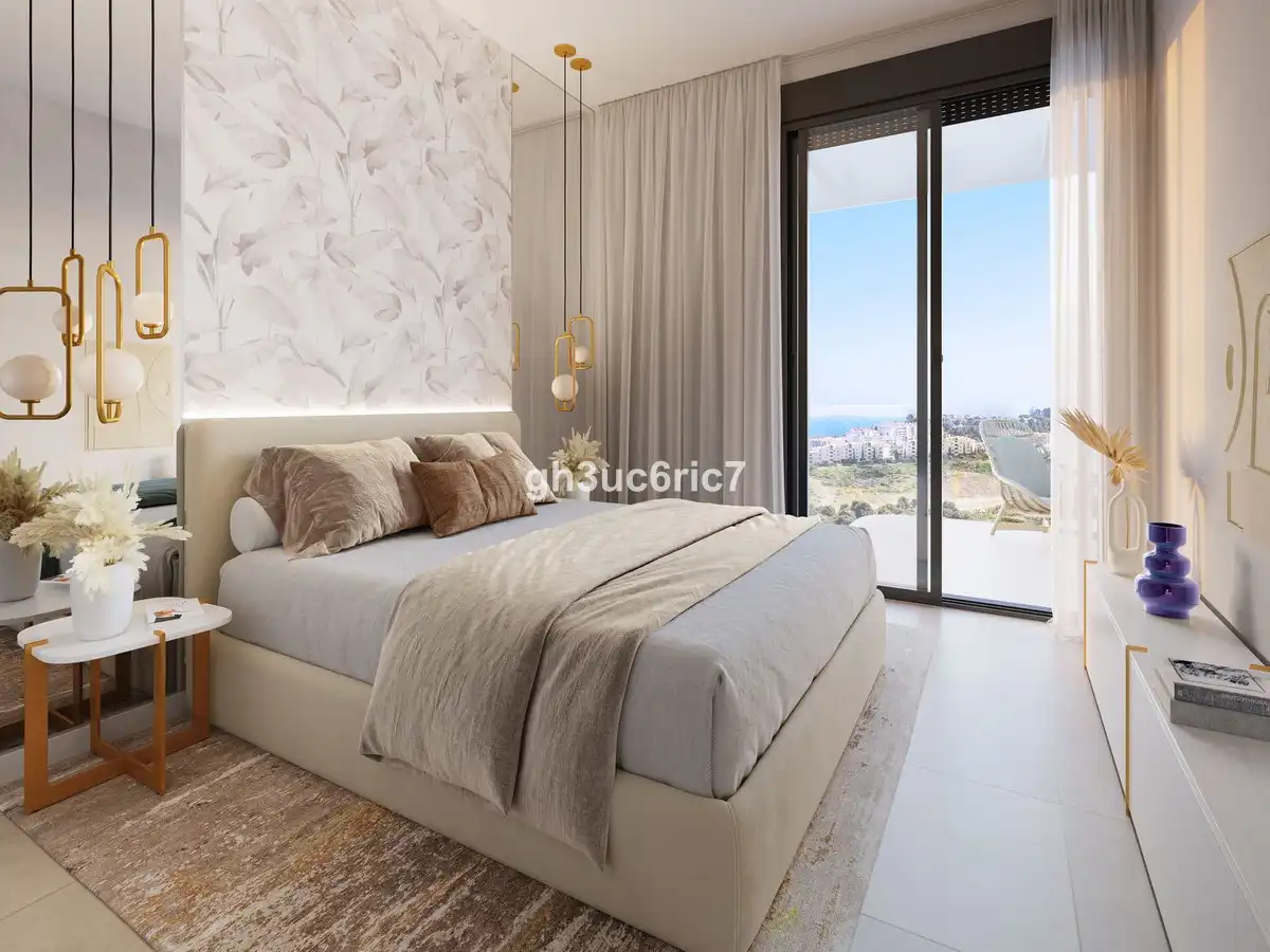 Schlafzimmer von Wohnungen zum Verkauf in Mijas mit Klimaanlage, Terrasse und Abstellraum
