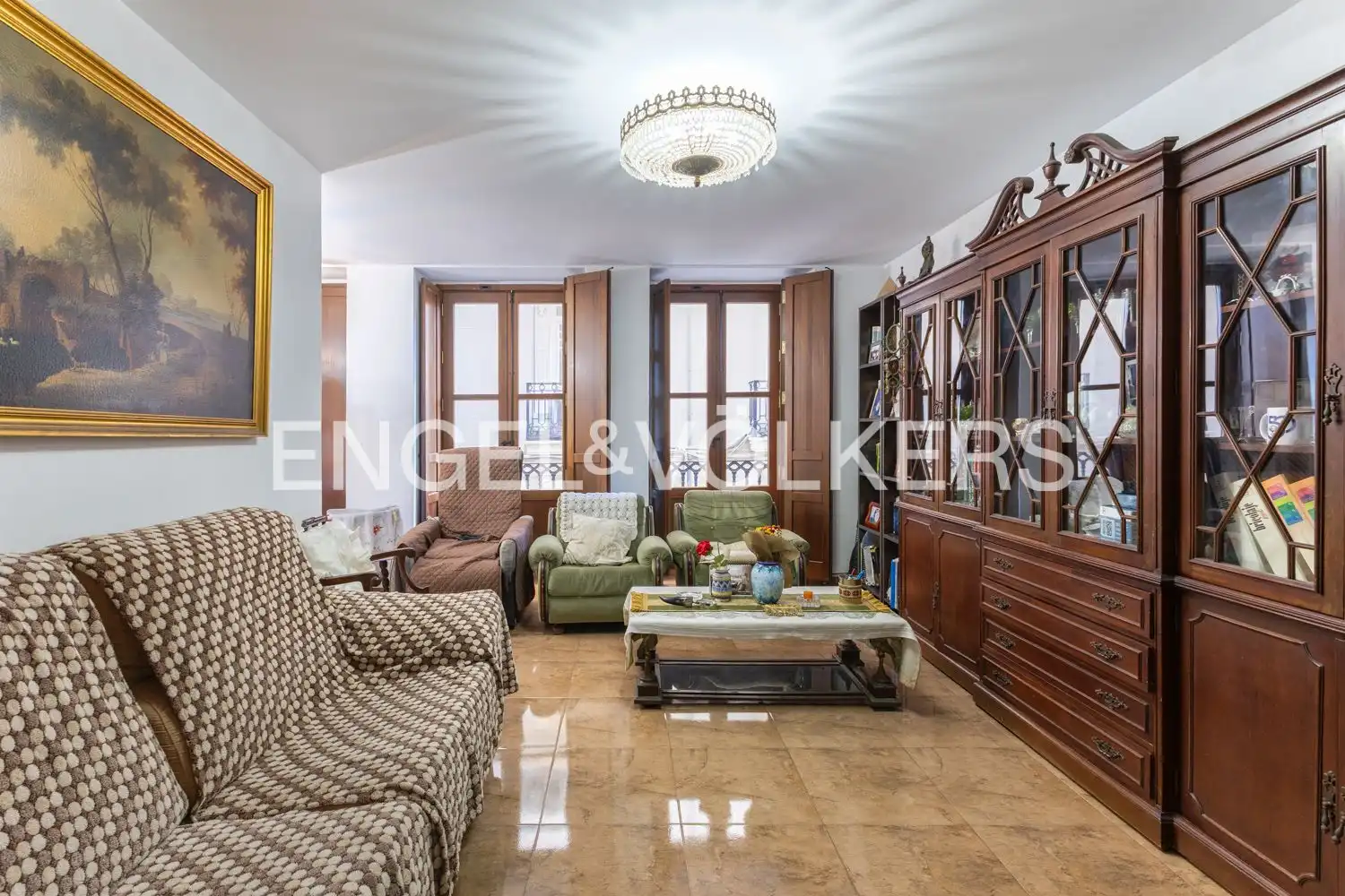 Living room of Flat for sale in Valencia  with Heating, Terrace and Storage room
