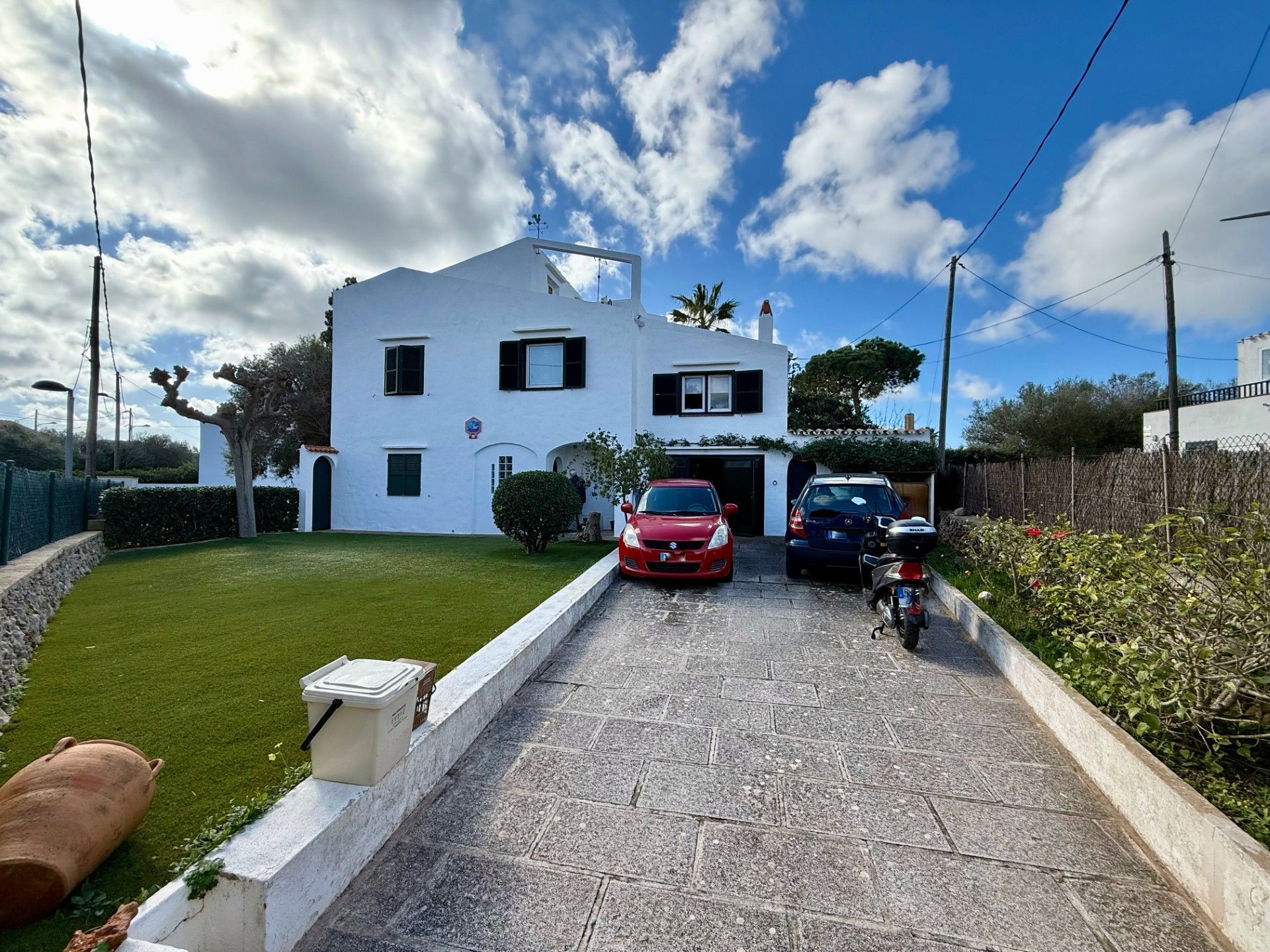 Exterior view of House or chalet for sale in Es Castell  with Air Conditioner, Heating and Private garden