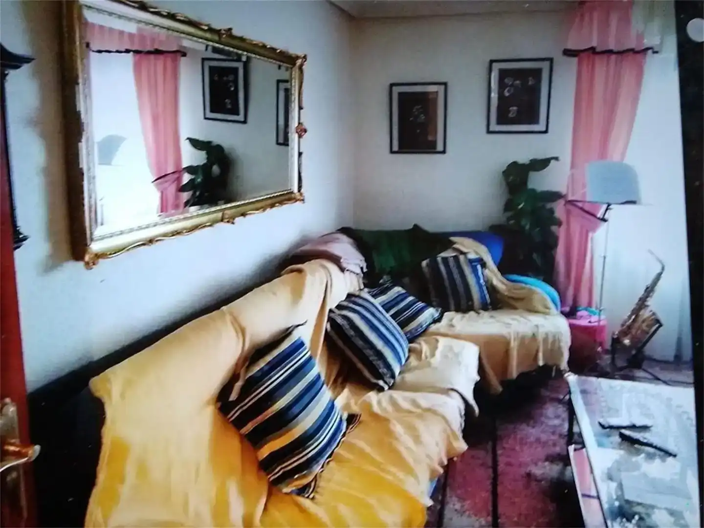 Sala de estar de Piso en venta en Ágreda con Parquet, Trastero y Amueblado