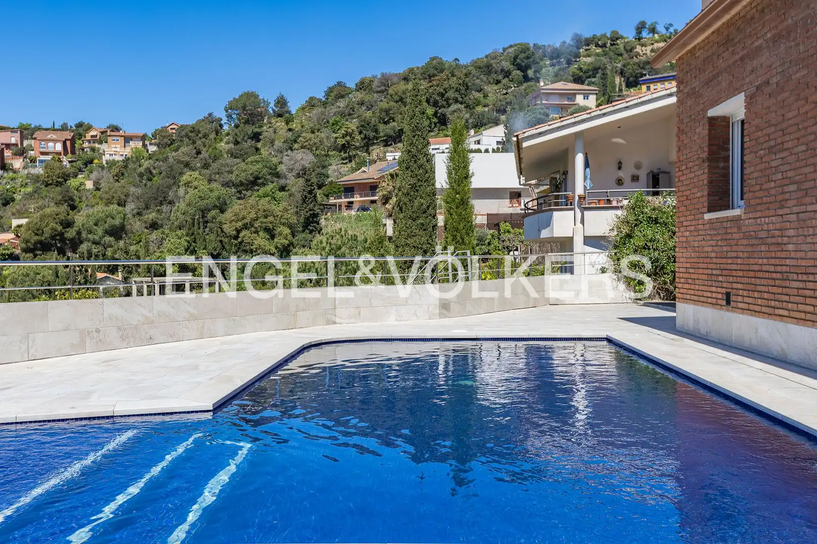 Vista exterior de Casa o xalet en venda en Sant Fost de Campsentelles amb Calefacció, Jardí privat i Parquet