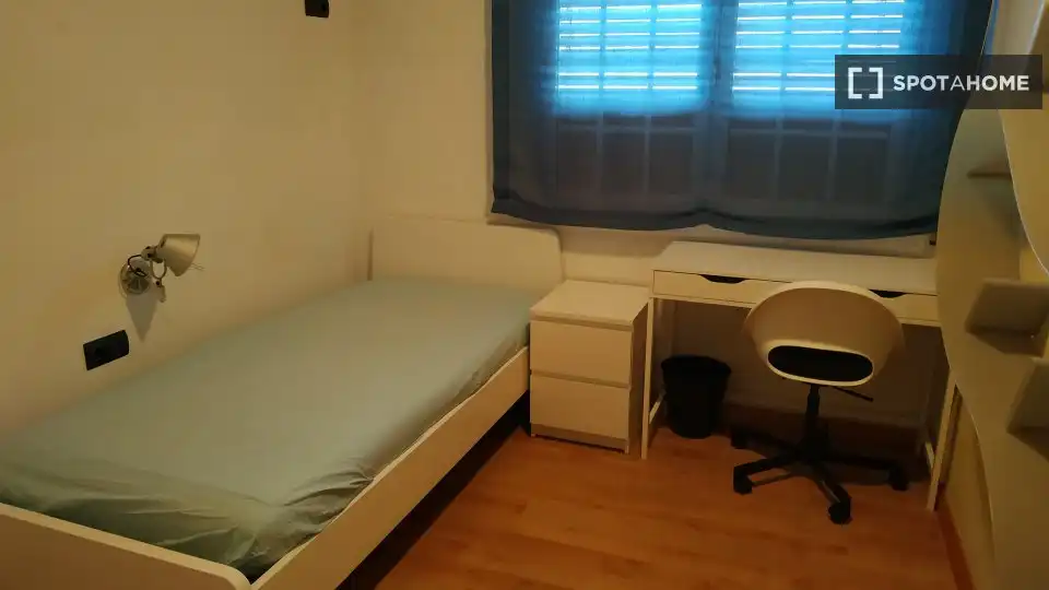 Bedroom of Flat for rent in Sant Cugat del Vallès  with Air Conditioner, Heating and Furnished